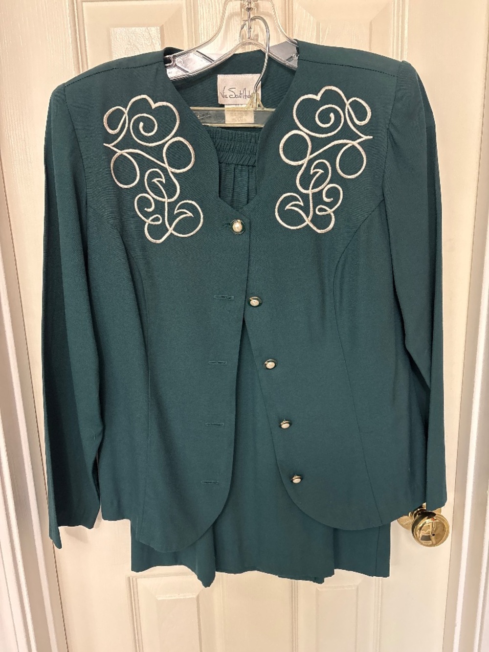 Via Sant Andrea 2 pc dark green suit